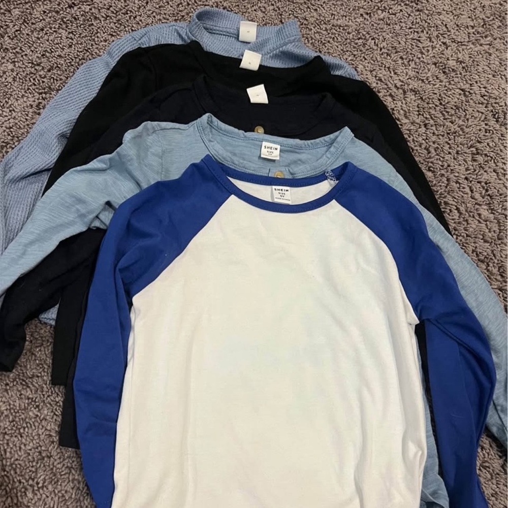 Multiple Long Sleeve Boys Shirts